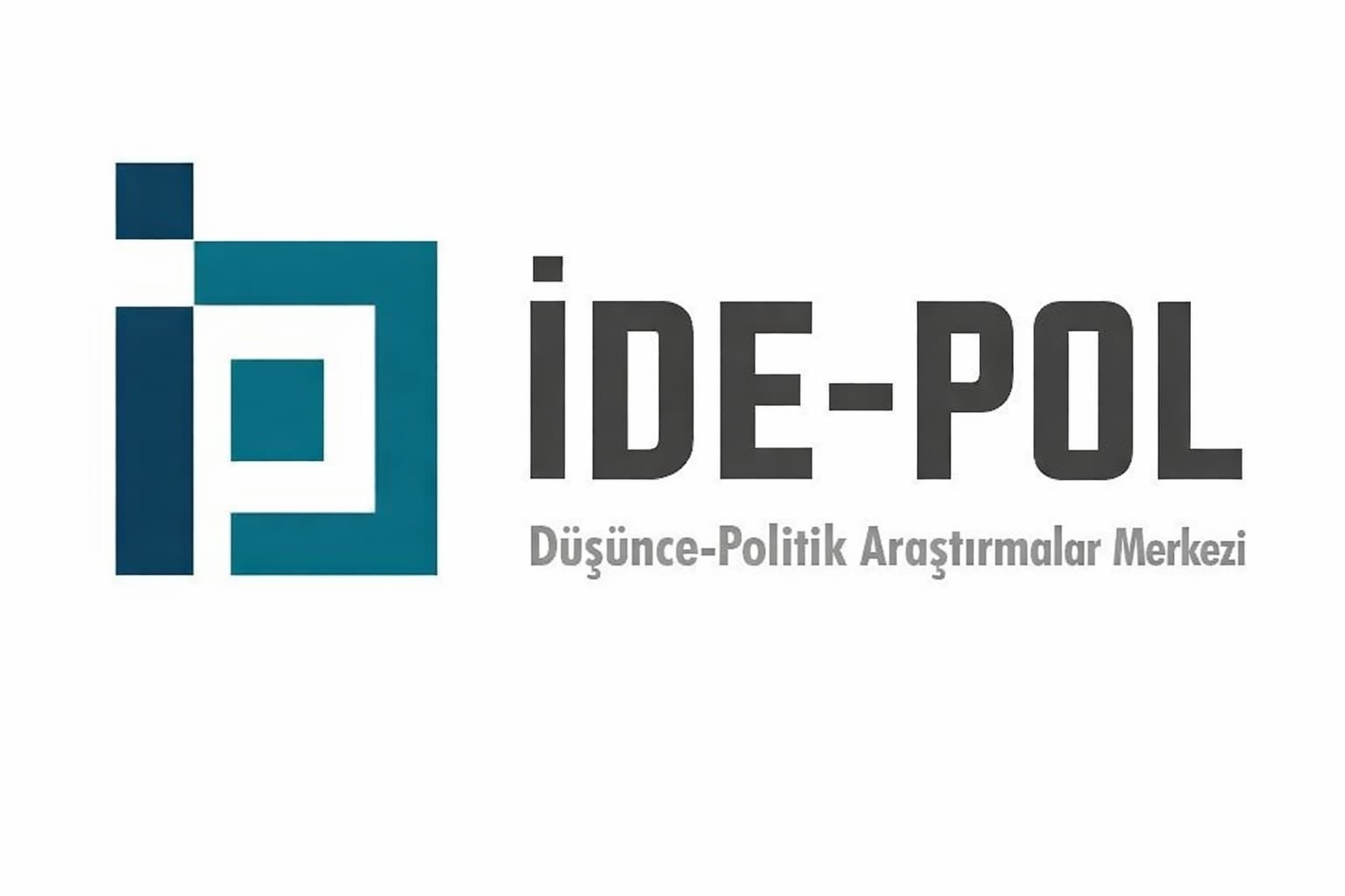 The image depicts the logo for "iDE-POL", a Turkish political party. The logo features a stylized letter "i" composed of v...